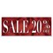 Signmission Sale 20% Off Banner Concession Stand Food Truck Single Sided B-96-30149 - alternate 1